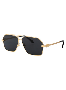 VERSACE 女士太阳镜 0VE2284100287 AW2025 黑色 0VE2284