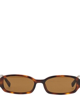 Saint Laurent 圣罗兰 女士 SL 872 ERIN 雪茄色椭圆形太阳眼镜 A