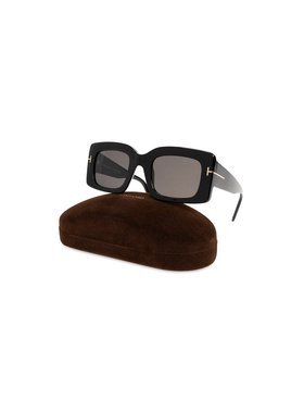 1h可退 TOM FORD 女士太阳镜 FT118805001A CO 黑色 Sunglasses