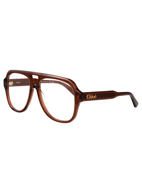 CHLOÉ 女士眼镜 CH0339O003 AW2025 棕色 Glasses【付后1h可退】