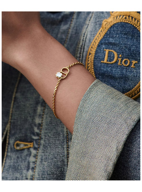 奢淘 Dior CD Garden 手链 女 B3305WOMMP四叶草