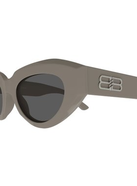 BALENCIAGA 女士太阳镜 BB0236S004 SS2025 棕色 1E5X4ID0A