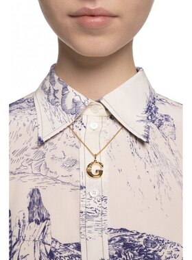 CHLOÉ 女士项链 C20SFO2GCB79DA CO 金色 坠饰项链
