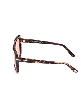 1h可退 TOM FORD 女士眼镜 FT10085555Y AW2025 花色太阳镜