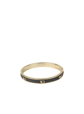 1h可退 COACH 女士手链手镯 448363GLD001 SS2024 色 铰链徽标手