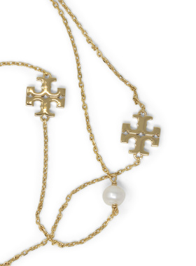 TORY BURCH 女士项链 157210137 CO 黄色珍珠
