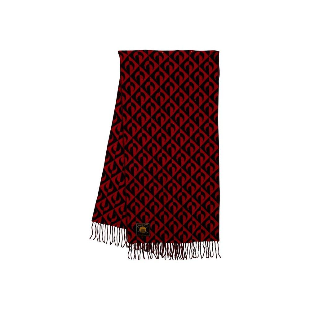 1h可退 MARINE SERRE 男士围巾 USC001ACWOV0045BK97 AW2025 - 图0