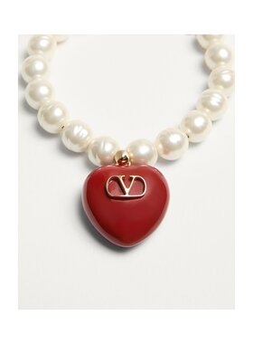 1h可退 奢淘 Valentino 徽标手链 女珍珠