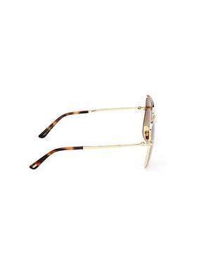 1h可退 TOM FORD 女士眼镜 FT1319TARA30F AW2025 棕色 全框太阳