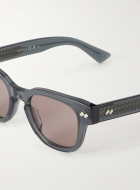 Bottega Veneta 葆蝶家 男士 Eyewear 方形镜框太阳镜 BV1441S