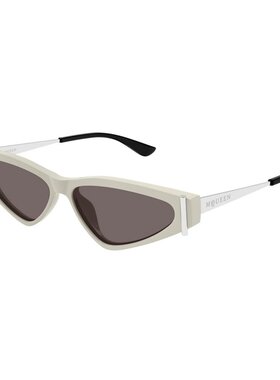ALEXANDER MCQUEEN 女士眼镜 AM0493S004 CO 灰色 猫眼太阳镜