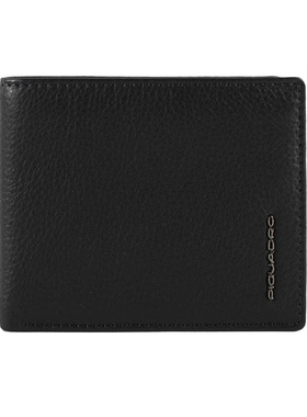 PIQUADRO 男士钱包 PU4188MOSRN AW2025 黑色 Men's Wallet