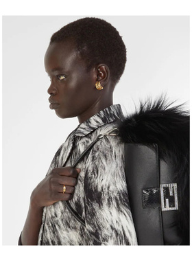 1h可退 FENDI 女士耳饰 8AL176ATEPF089U AW2025 黄色 O'Lock 耳