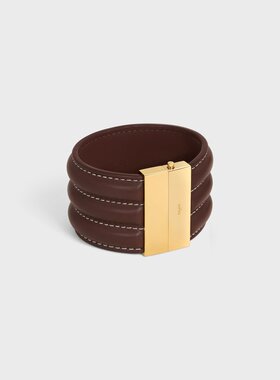 CELINE 女士手链手镯 461PT3BSX18GC SS2026 棕色 LES CUIRS CELI