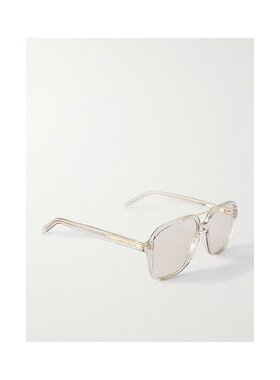 1h可退 潮奢 Saint Laurent 圣罗兰 女士 飞行员镀金太阳眼镜 SL5