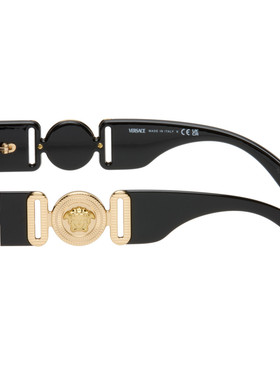 versace 范思哲 女士 黑色 Medusa Biggie Butterfly 太阳镜 0VE4