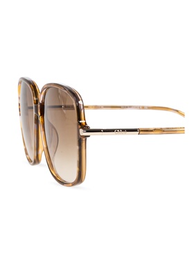 CHLOÉ 女士眼镜 CH0396S003 AW2026 棕色 全框太阳镜