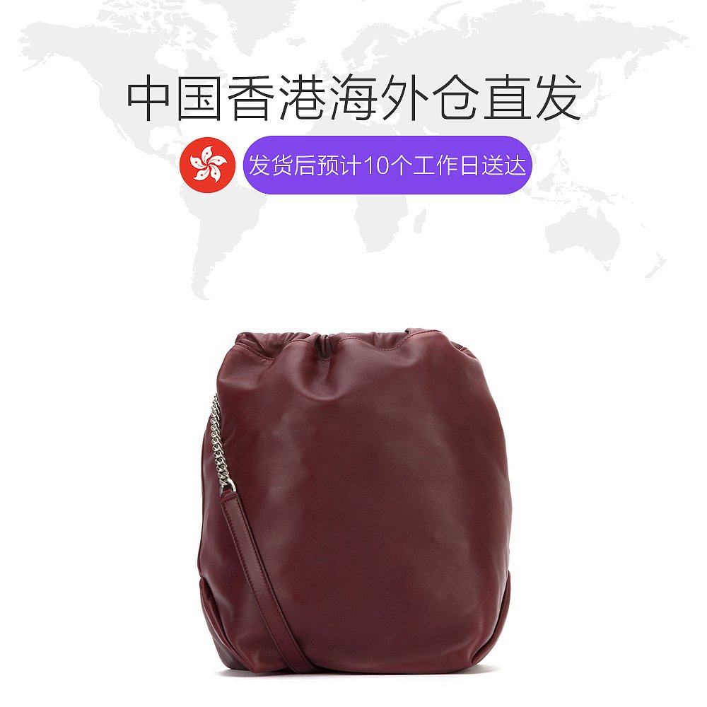 香港直邮圣罗兰女士暗红色水桶包 天猫国际香港直购女士包袋
