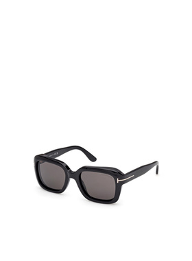 1h可退 TOM FORD 女士眼镜 FT128301A AW2025 灰色 几何框太阳镜