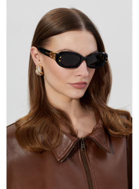 BALMAIN 女士太阳镜 BPS196A5300 CO 黑色 ‘Imperial II’ sungl