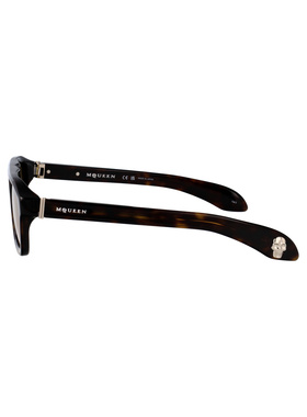 ALEXANDER MCQUEEN 男士太阳镜 AM0505S002 CO 黑色