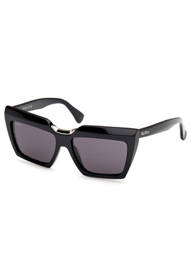 MAX MARA 女士眼镜 MM014001A AW2025 灰色 矩形太阳镜