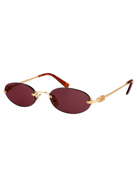 MIU MIU 女士太阳镜 0MUA54S5AK20Y SS2026 金色 0MU A54S