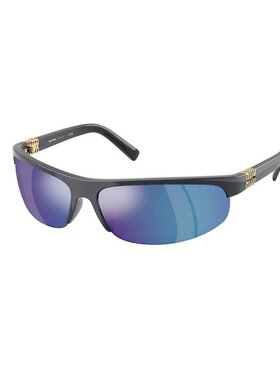 1h可退 MIU MIU 女士眼镜 MUA02S19Y10K CO 蓝色 徽标太阳镜缪缪