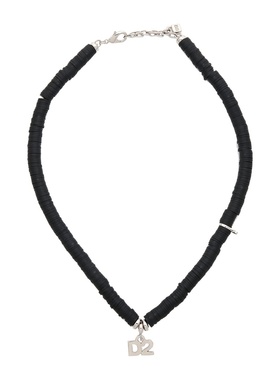 1h可退 潮奢 Dsquared2 二次方 男士 项链 black黑色 舒适时尚
