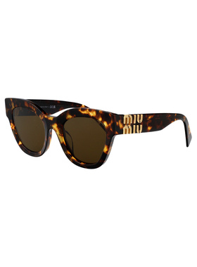 MIU MIU 女士太阳镜 0MU01YS14L09Z AW2025 棕色 Sunglasses