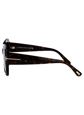 TOM FORD 女士太阳镜 FT122052F SS2025 棕色 全框太阳镜