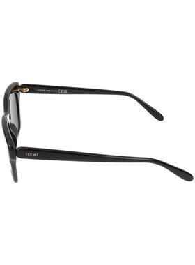LOEWE 罗意威 男士 SIGMA 黑色窄款醋纤太阳眼镜 LW40177I01A