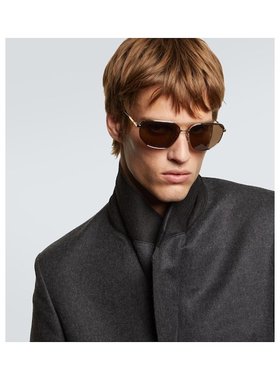 1h可退 潮奢 Fendi 芬迪 男士 旅行太阳眼镜 yellow黄色 舒适时尚