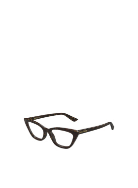 ALEXANDER MCQUEEN 女士眼镜 AM0560O002 CO 黑色 全框平光镜