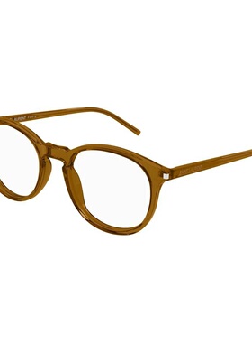 SAINT LAURENT 男士眼镜 SL106020 AW2025 棕色