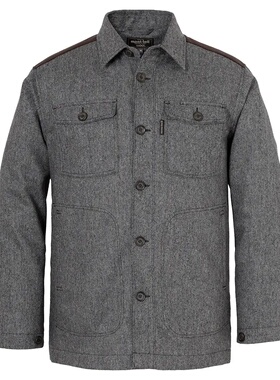 mont-bell 男士衬衫 2104786GY CO 灰色 Wool Shirt Jacket Men's
