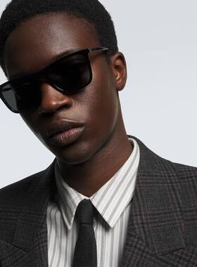 1h可退 潮奢 Saint Laurent 圣罗兰 男士 SL 895 方框太阳眼镜