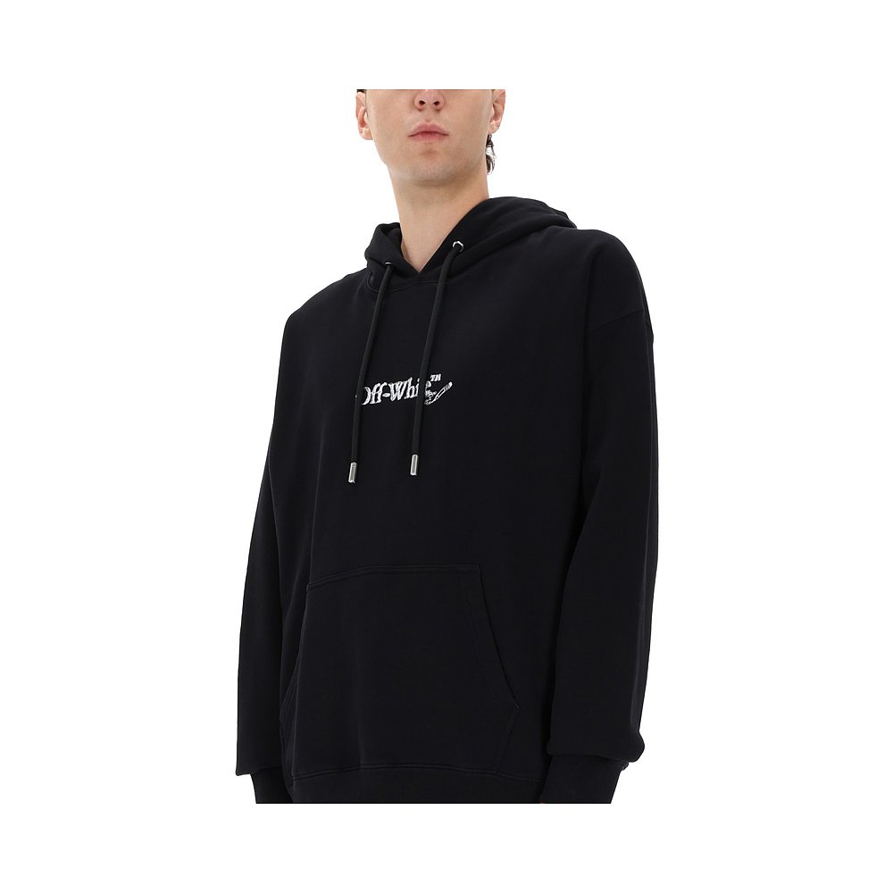 1h可退 OFF-WHITE 男士卫衣 OMBB085F25FLE00F1001 AW2025长袖 - 图1