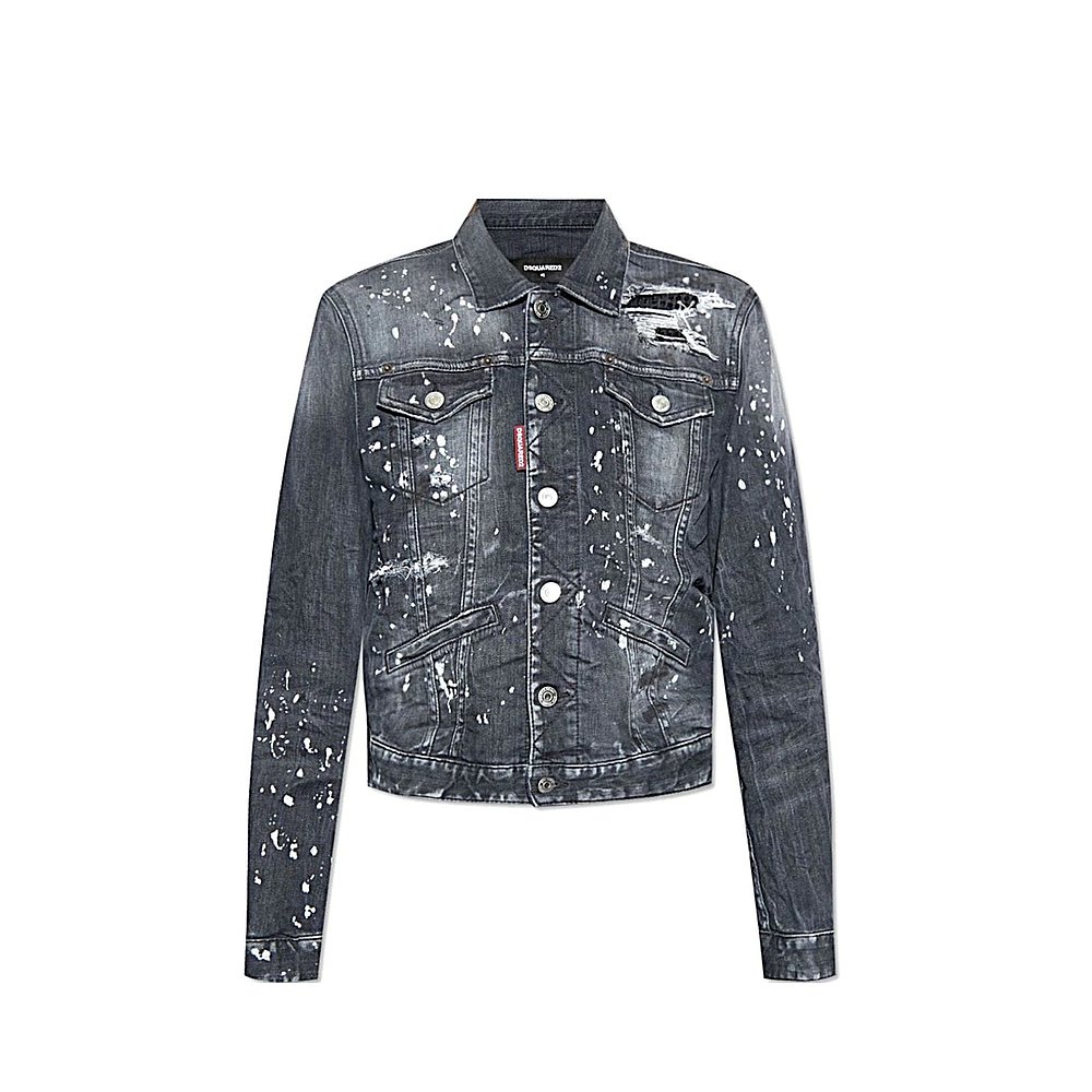 DSQUARED2女士夹克S75AM1010S30503NERO - 图1
