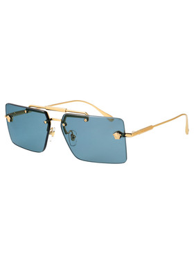 VERSACE 女士太阳镜 0VE2245100280 SS2026 金色 【付后1h可退】