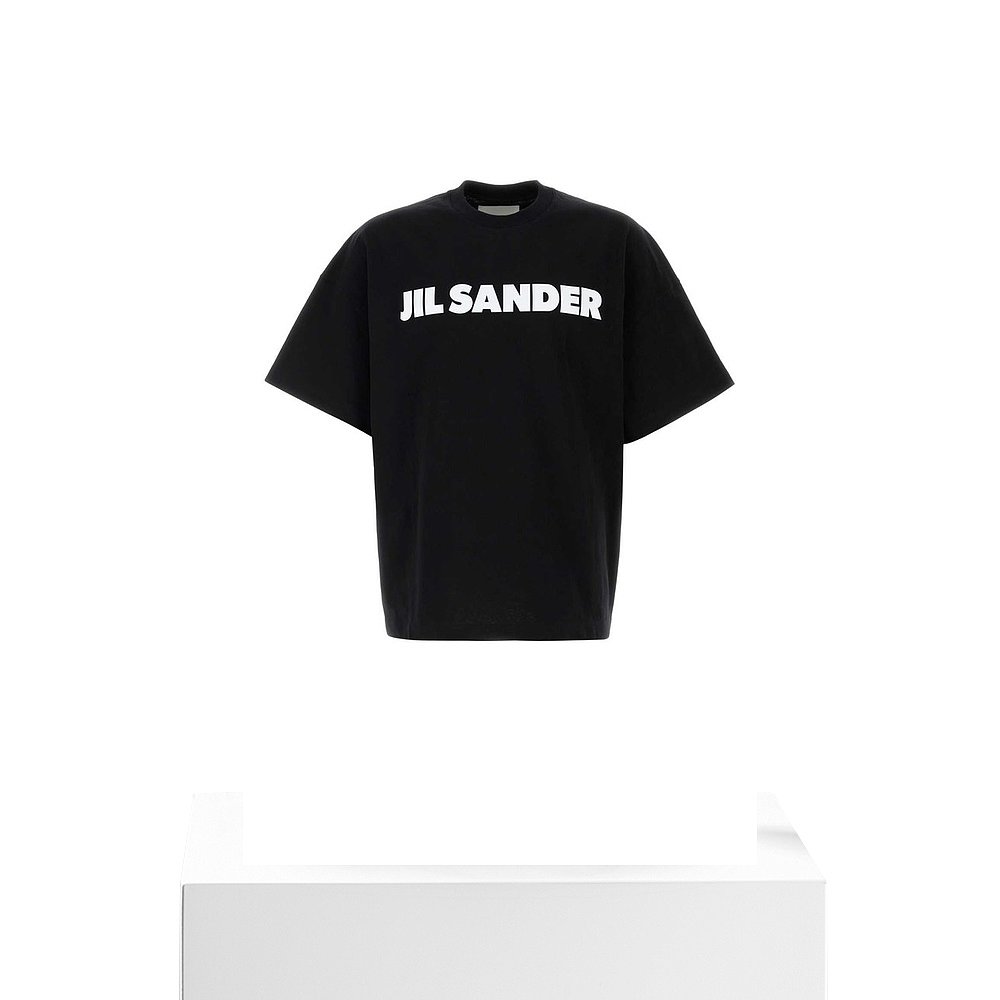 1h可退 潮奢 Jil Sander 吉尔 桑达 男士 and Polos T恤黑色T恤 J - 图3
