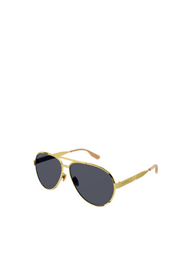 GUCCI 男士太阳镜 GG1513S001 AW2025 灰色古驰配饰