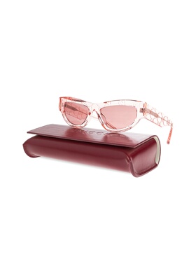 GUCCI 女士太阳镜 819555J07425960 AW2025 粉红色 Sunglasses