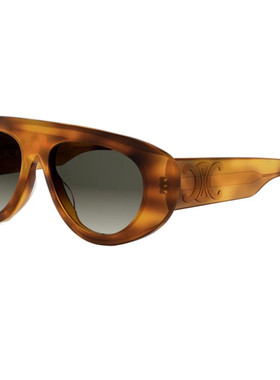 CELINE 女士眼镜 CL40340U53F AW2026 绿色 全框太阳镜