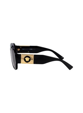VERSACE 男士太阳镜 0VE4436UGB181 SS2025 黑色