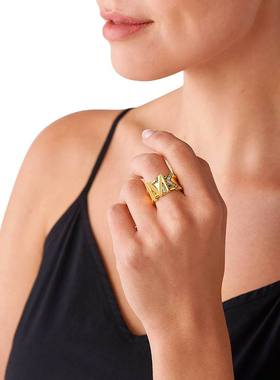 1h可退 潮奢 Michael Kors 迈克高仕 女士 戒指 metal金属色 舒适