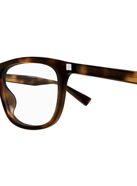 SAINT LAURENT 男士眼镜 SL812003 SS2025 棕色 全框平光镜架
