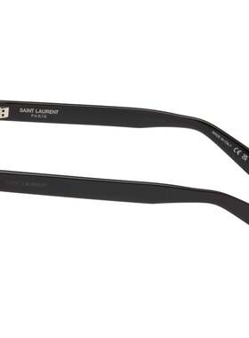 潮奢 Saint Laurent 圣罗兰 男士 黑色 SL 876 太阳镜 SL876001BL