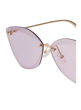 1h可退 ALEXANDER MCQUEEN 女士眼镜 AM0119SA004 AW2025太阳镜