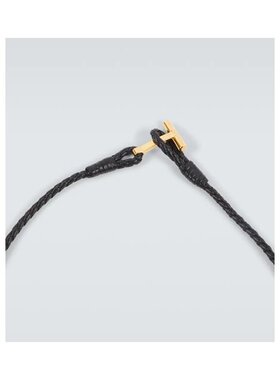 1h可退 潮奢 Tom Ford 汤姆 福特 男士 编织皮革手链 000998配饰